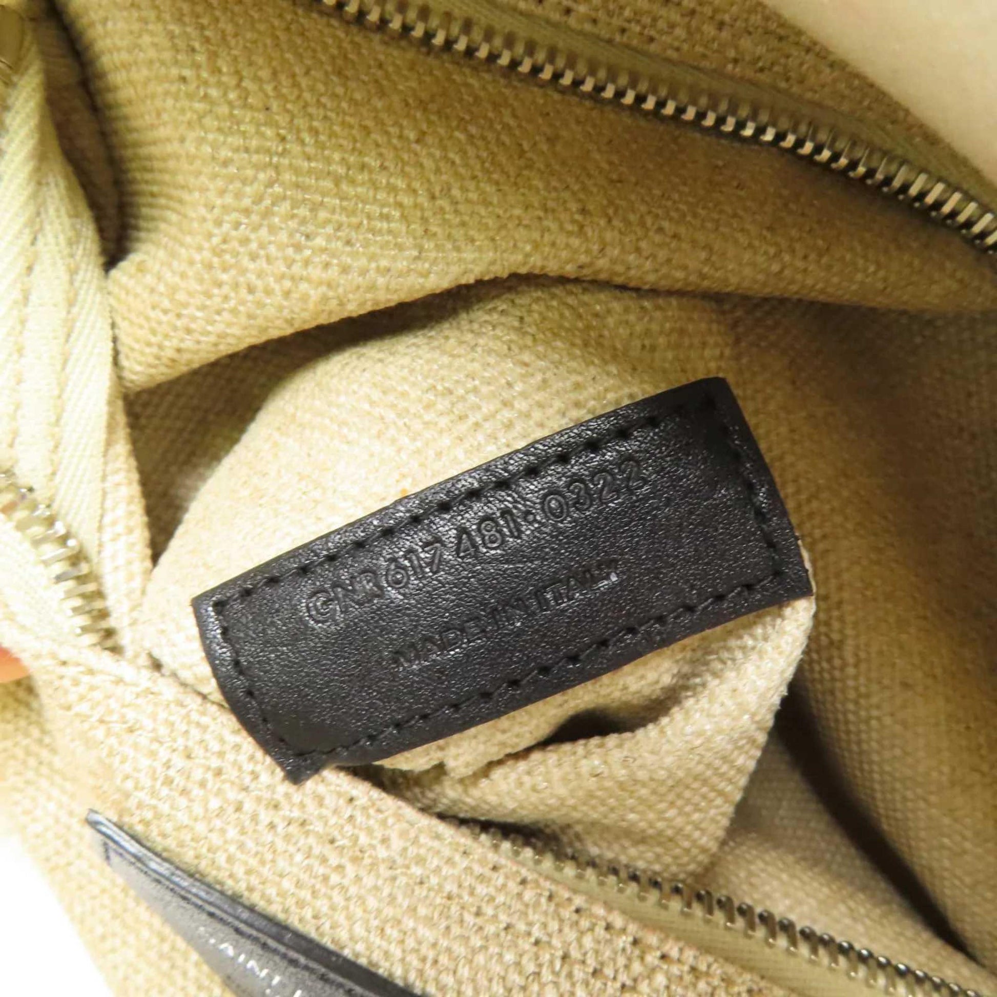 Saint Laurent Rive Gauche Shopper Tote Canvas, Beige, Canvas, Tote Bag