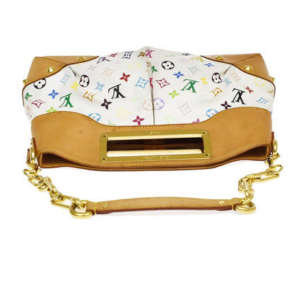 Louis Vuitton Judy Monogram Multicolor, White, Canvas, Handbag