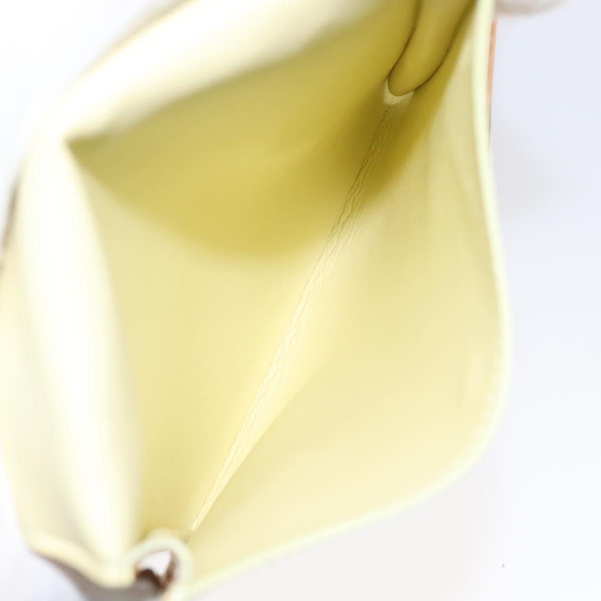 Louis Vuitton Kenmare Shoulder Patent leather, Yellow, Patent Leather, Clutch