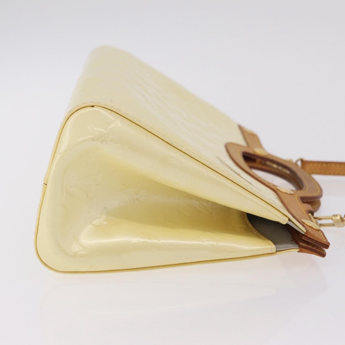 Louis Vuitton Roxbury Drive Monogram Vernis, Beige, Patent Leather, Handbag