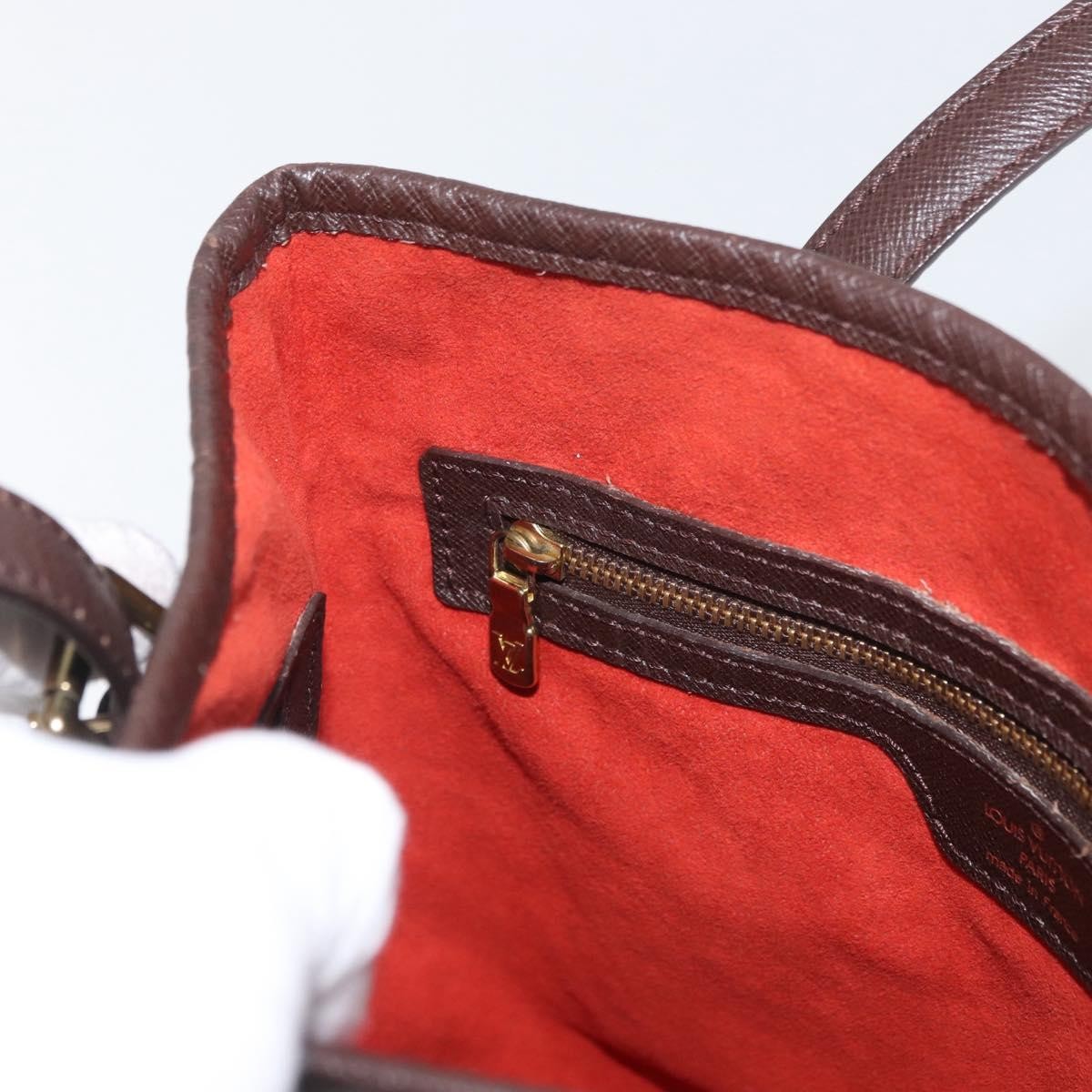 Louis Vuitton Marais Bucket Damier, Brown, Canvas, Handbag