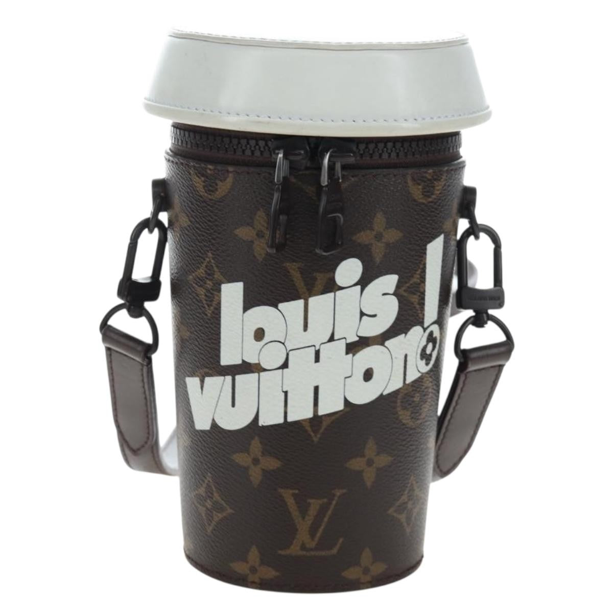 Louis Vuitton Coffee Cup Convertible Everyday Signature Vintage Monogram Canvas, Brown, Canvas, Shoulder Bag