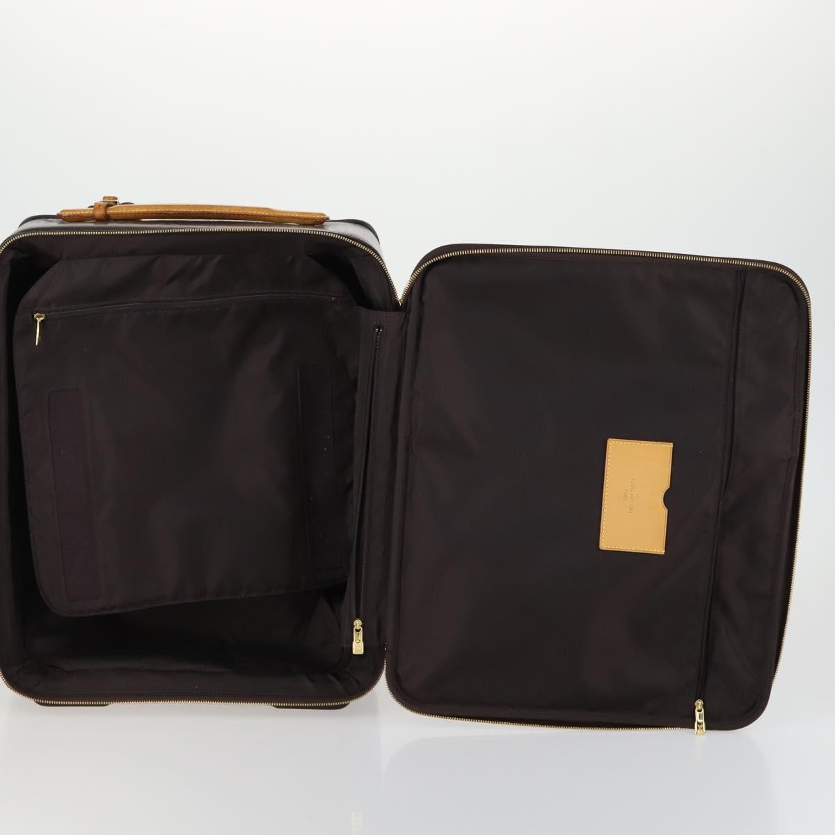 Louis Vuitton Pegase Luggage Monogram Vernis, Brown, Patent Leather, Travel Bag