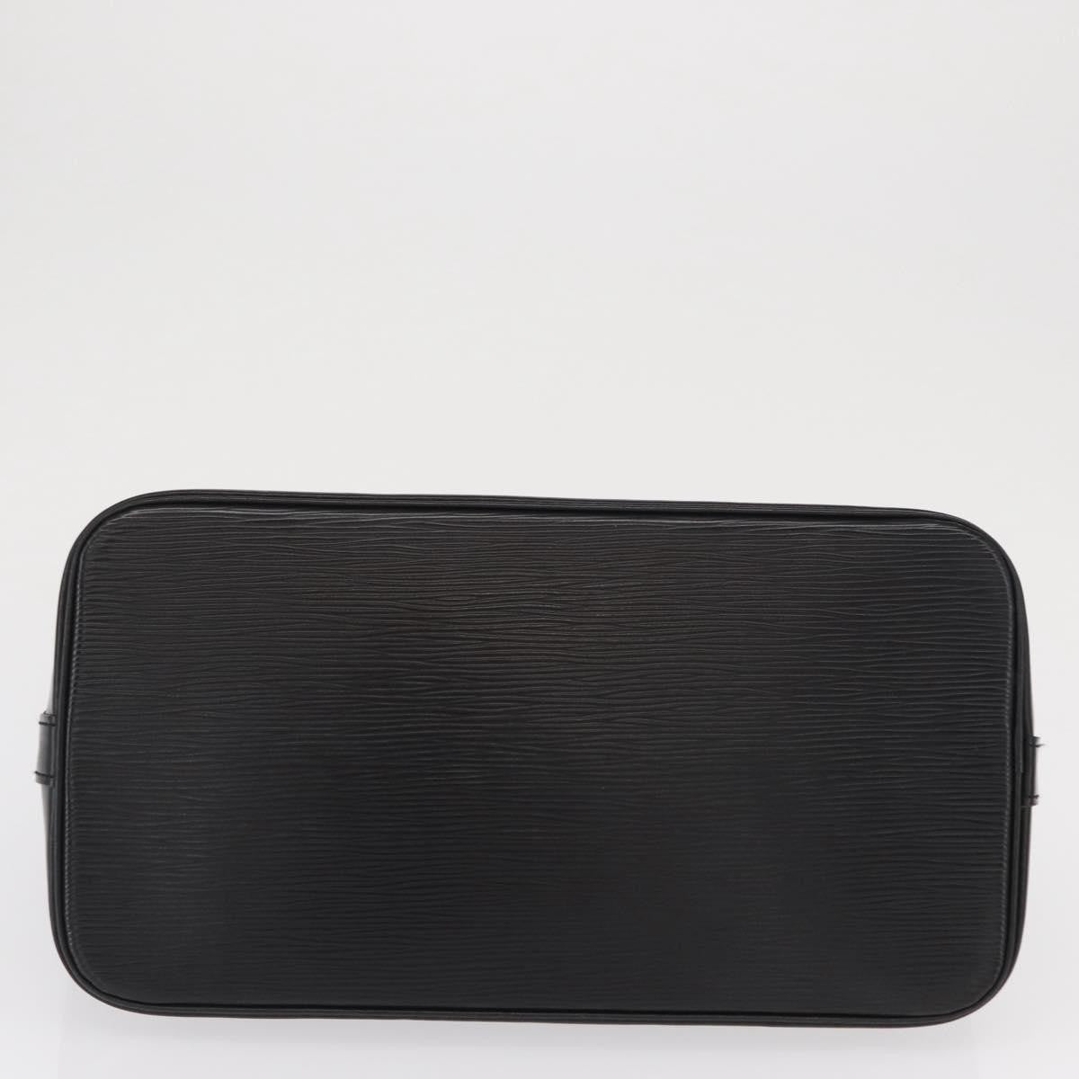 Louis Vuitton Alma Epi Leather, Black, Leather, Handbag