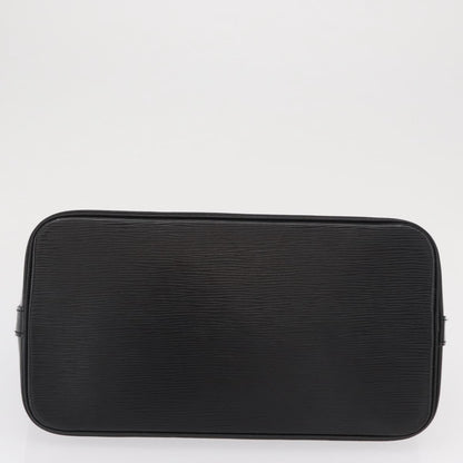 Louis Vuitton Alma Epi Leather, Black, Leather, Handbag