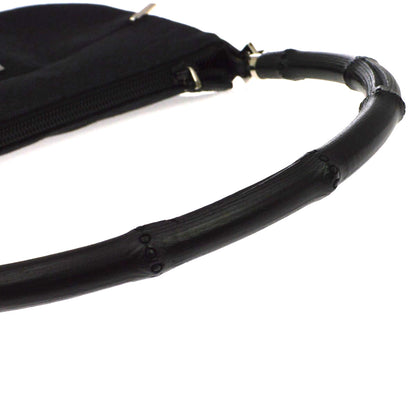 Gucci Bamboo Bullet GG Canvas, Black, Canvas, Handbag