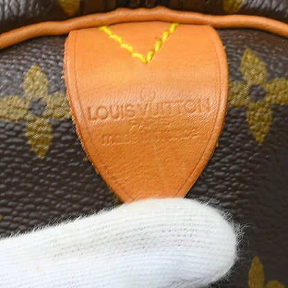 Louis Vuitton Keepall Monogram, Brown, Canvas, Travel Bag