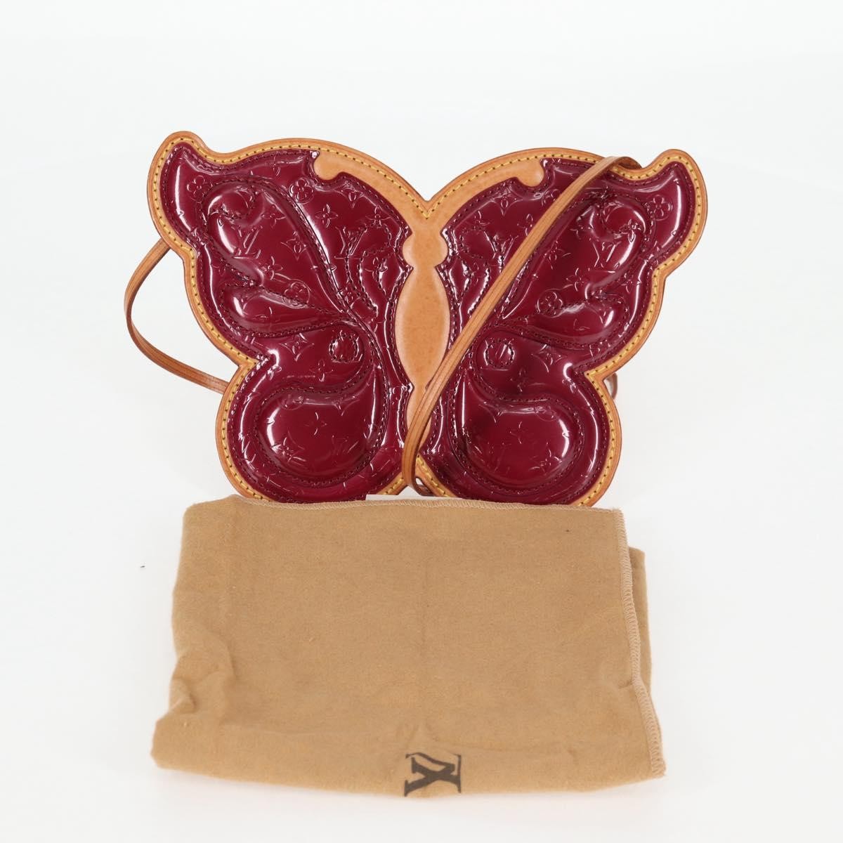 Louis Vuitton Conte de Fees Butterfly Monogram Vernis, Burgundy, Patent Leather, Clutch
