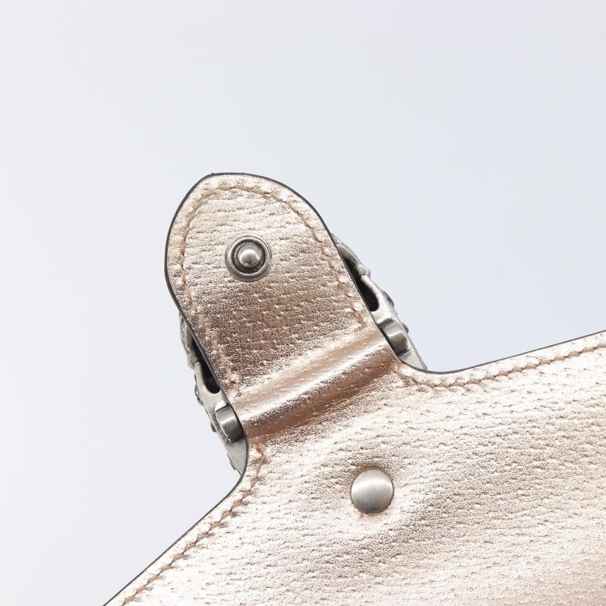 Gucci Dionysus Leather, Gold, Leather, Handbag