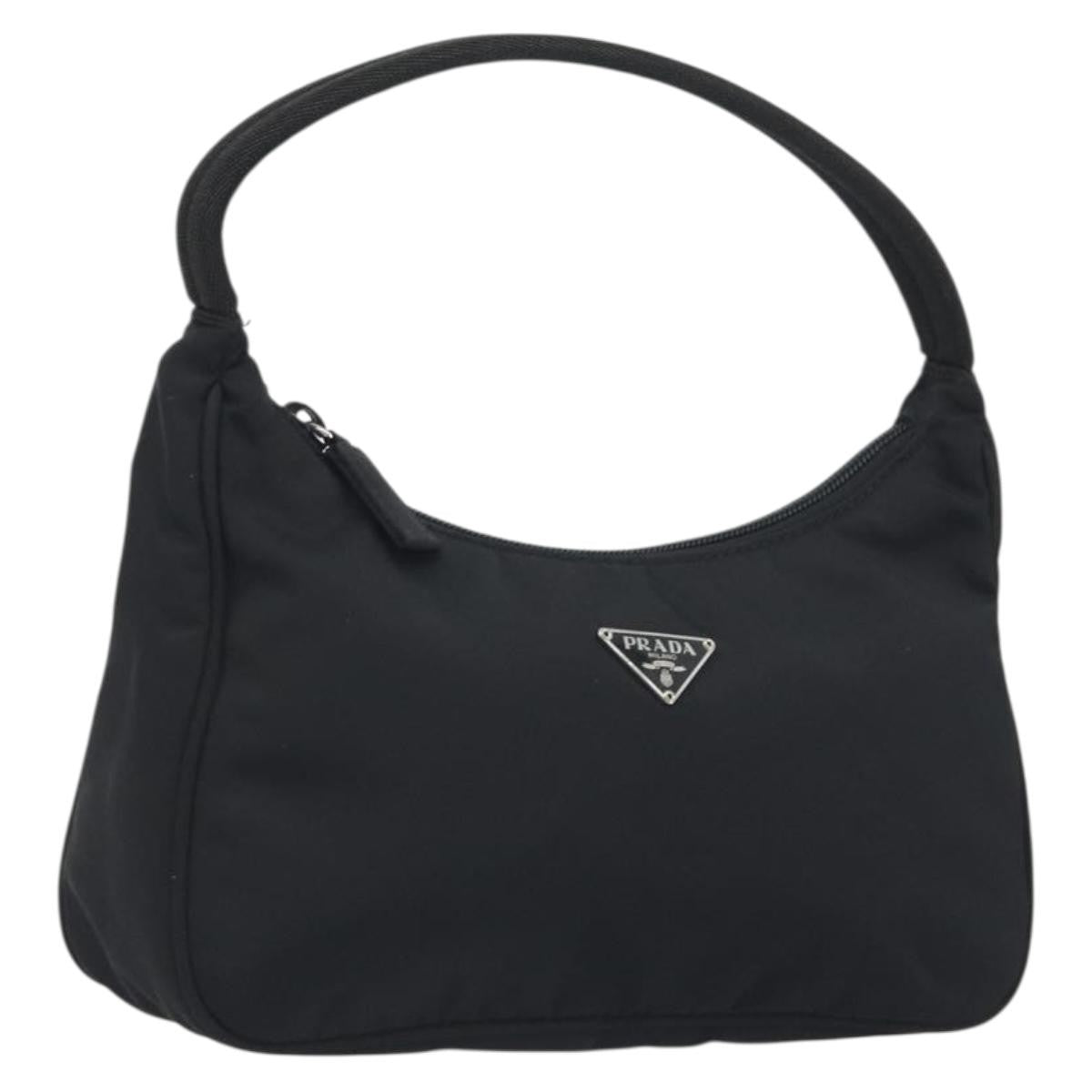 Prada Hobo Tessuto, Black, Nylon, Handbag