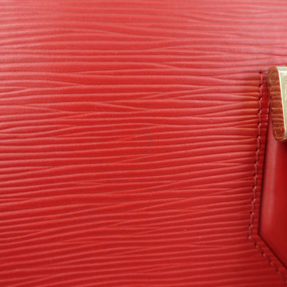 Louis Vuitton Jasmin Epi Leather, Red, Leather, Handbag