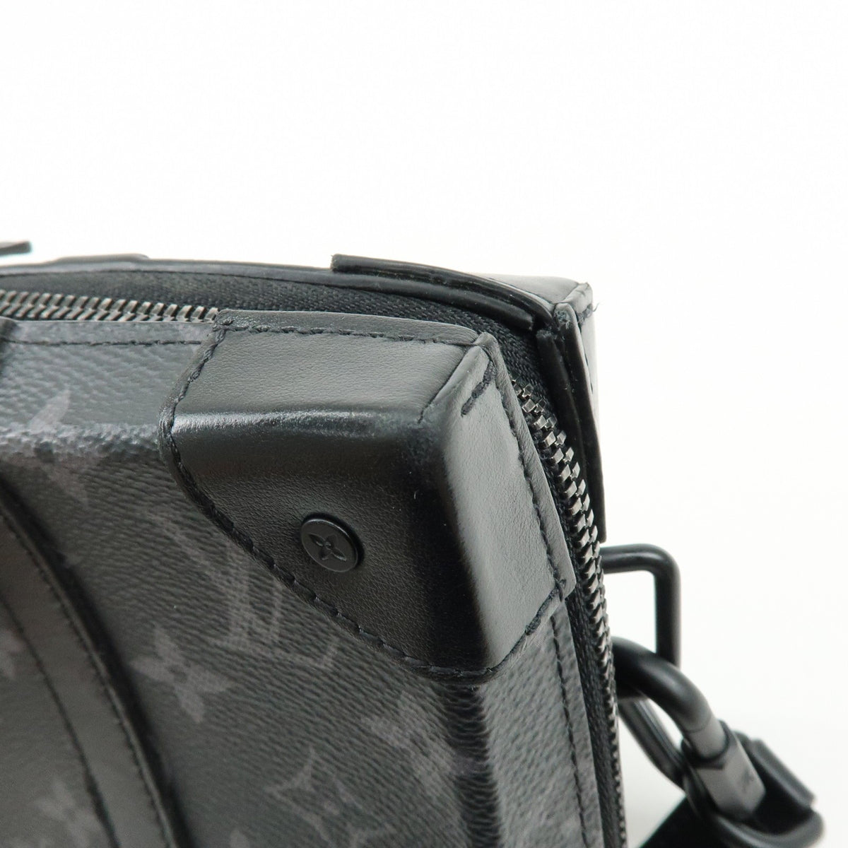 Louis Vuitton Soft Trunk Monogram Eclipse Canvas, Black, Canvas, Wallet