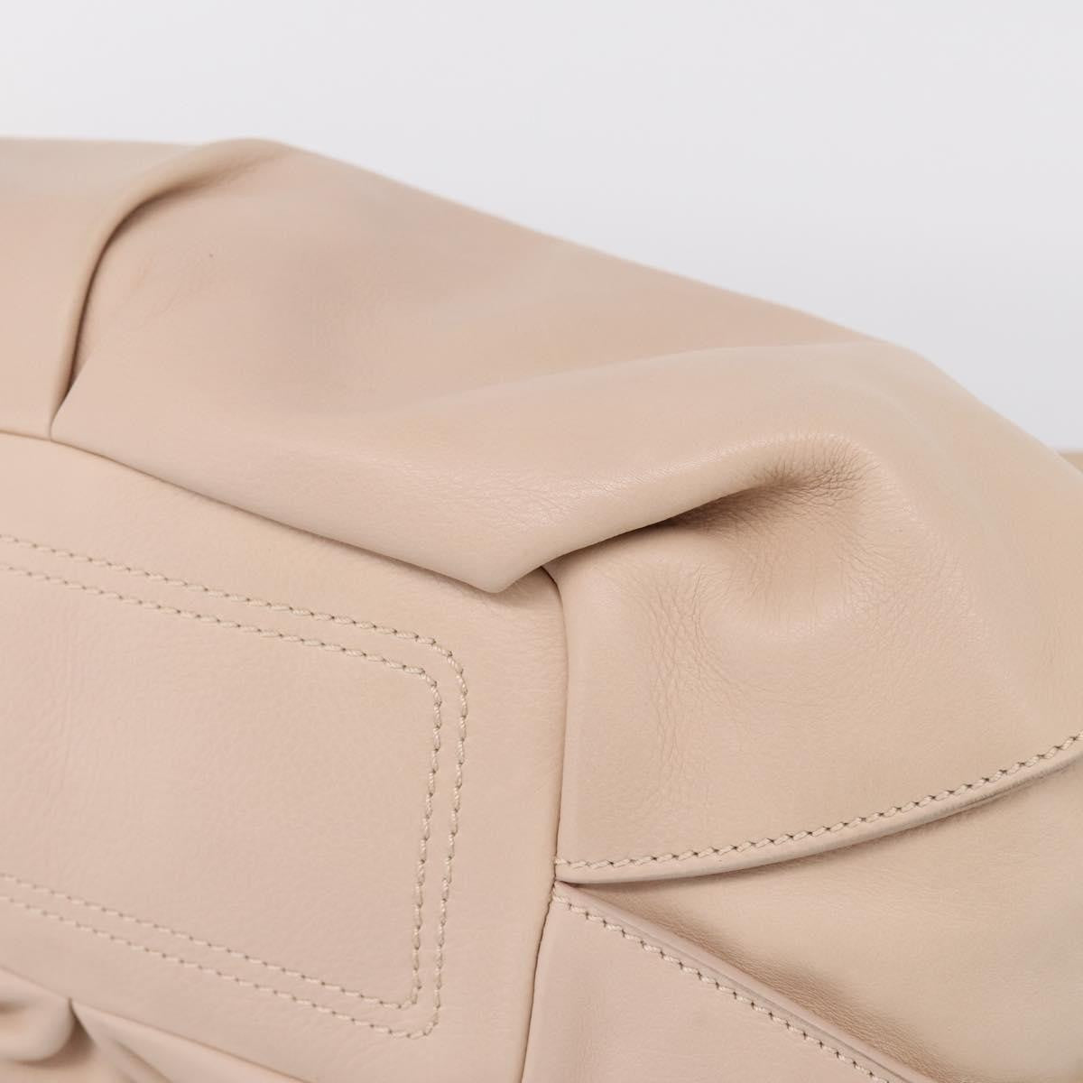 Celine Bittersweet Leather, Beige, Leather, Handbag