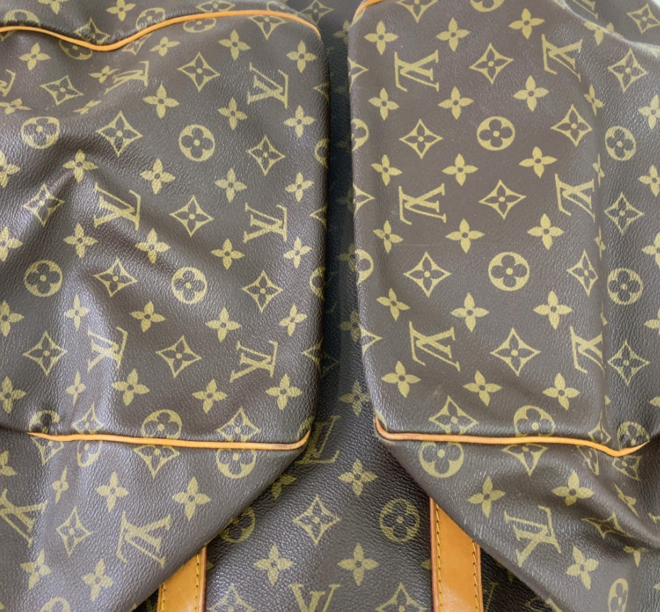 Louis Vuitton Keepall Bag Monogram Canvas, Brown, Canvas, Travel Bag