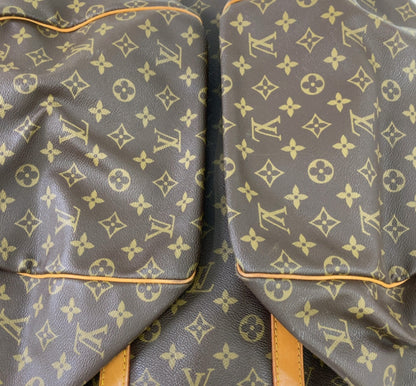 Louis Vuitton Keepall Bag Monogram Canvas, Brown, Canvas, Travel Bag