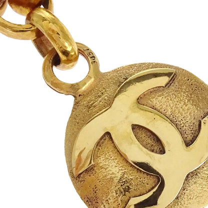 Chanel Coco Medallion Metal with Crystal, Gold, Gold Plated, Necklace