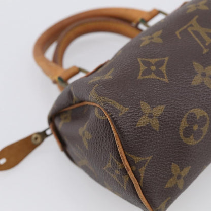 Louis Vuitton Speedy Mini HL Monogram Canvas, Brown, Canvas, Handbag
