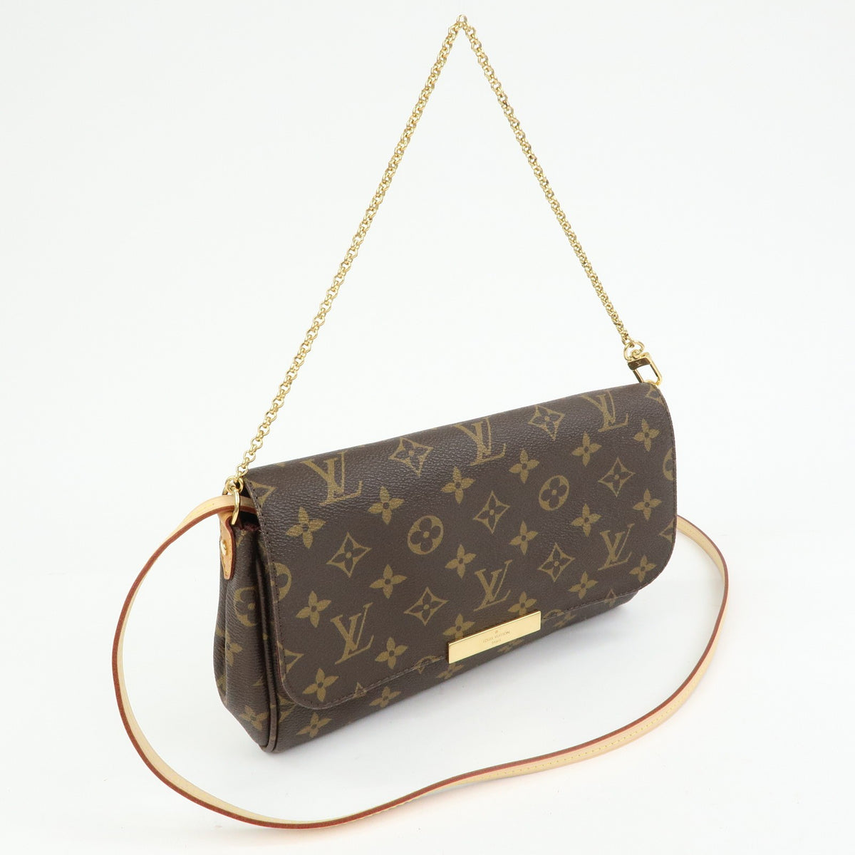 Louis Vuitton Favorite Monogram Canvas, Brown, Canvas, Handbag