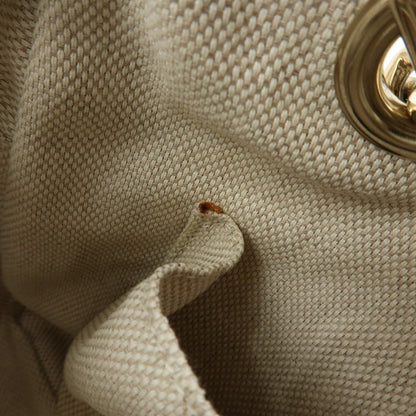 Gucci Soho Chain Zip Leather, Beige, Leather, Shoulder Bag