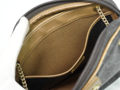 Christian Dior Vintage Honeycomb Canvas, Black, Canvas, Shoulder Bag