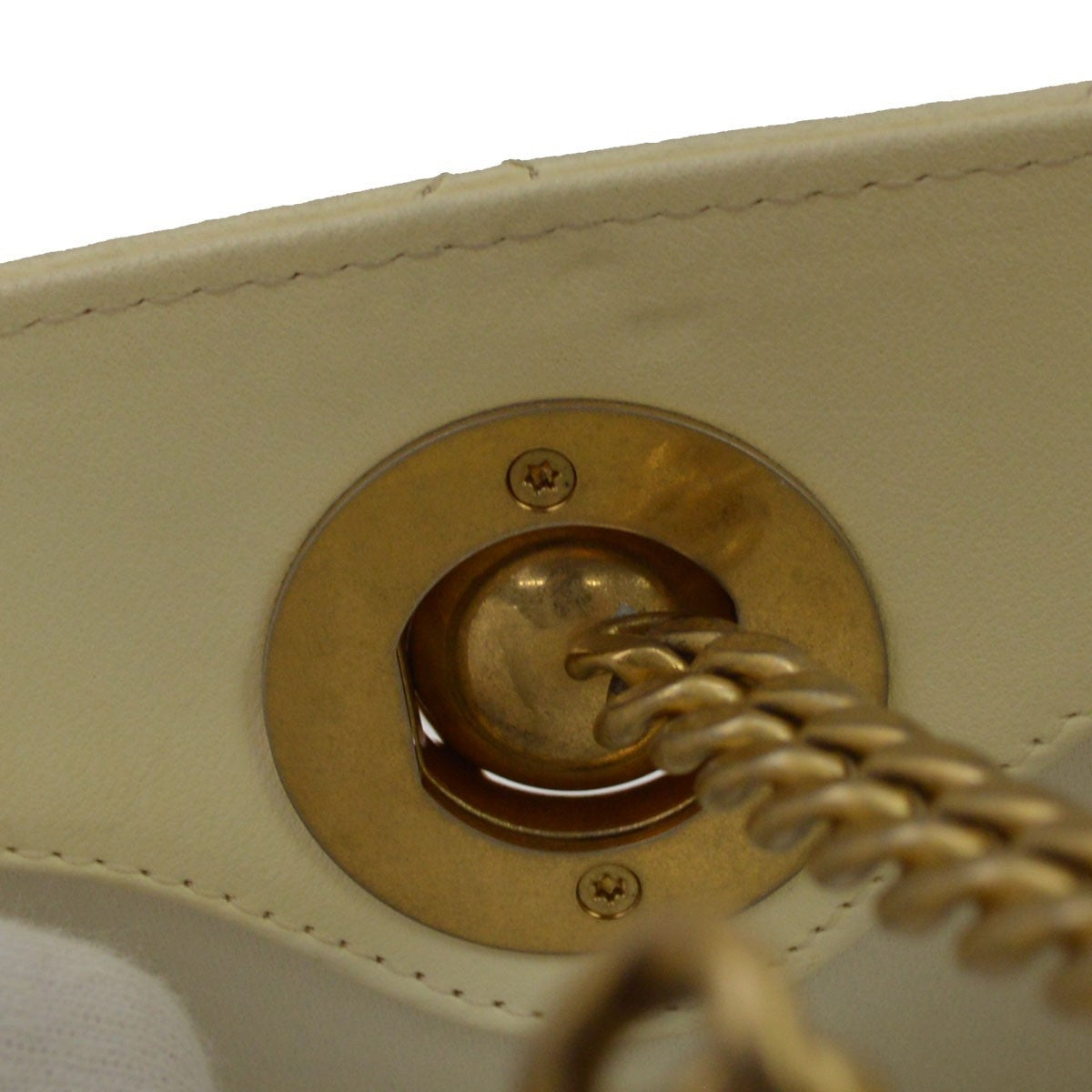 Chanel Evening By The Sea Lambskin, Beige, Leather, Clutch