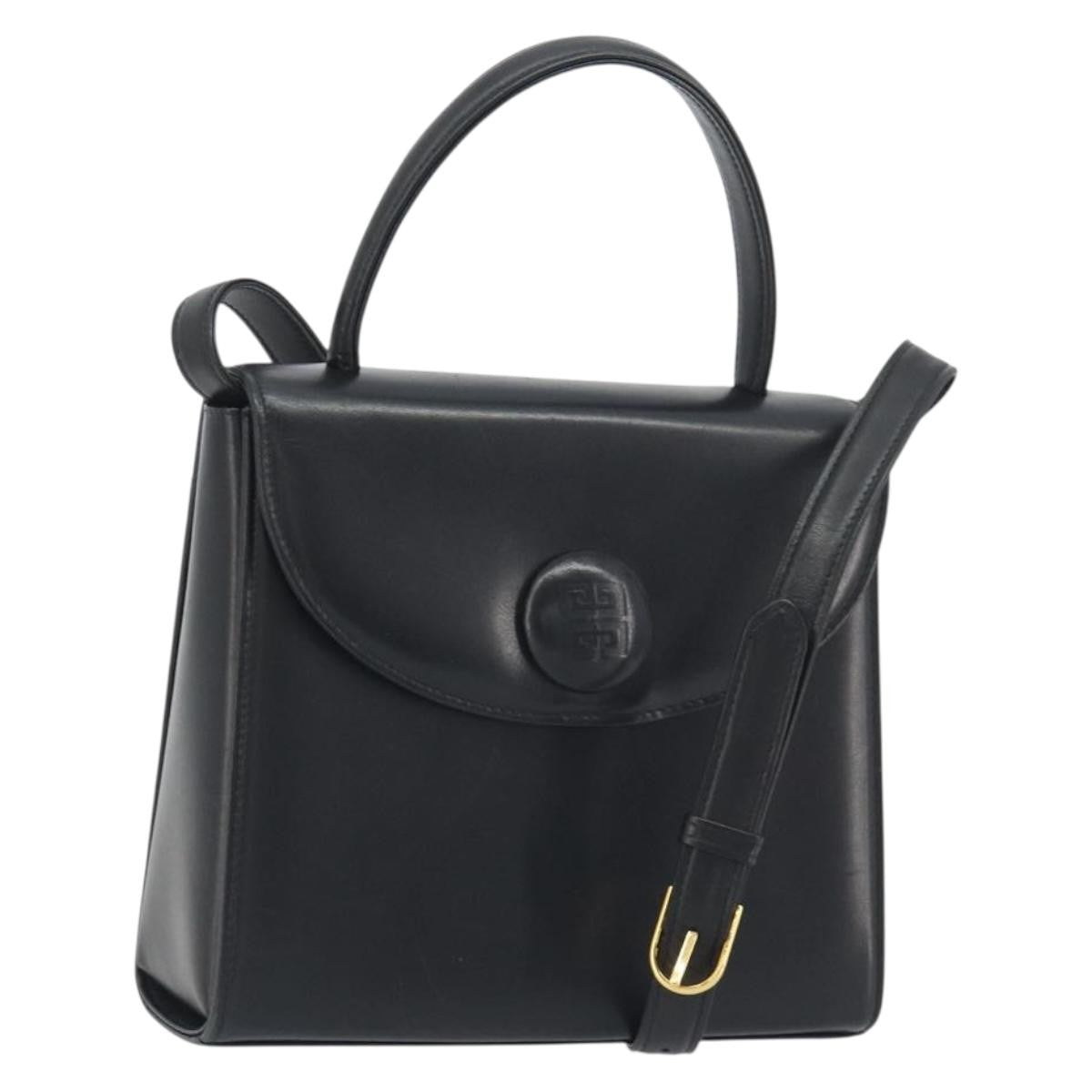 Givenchy Vintage Leather, Black, Leather, Handbag