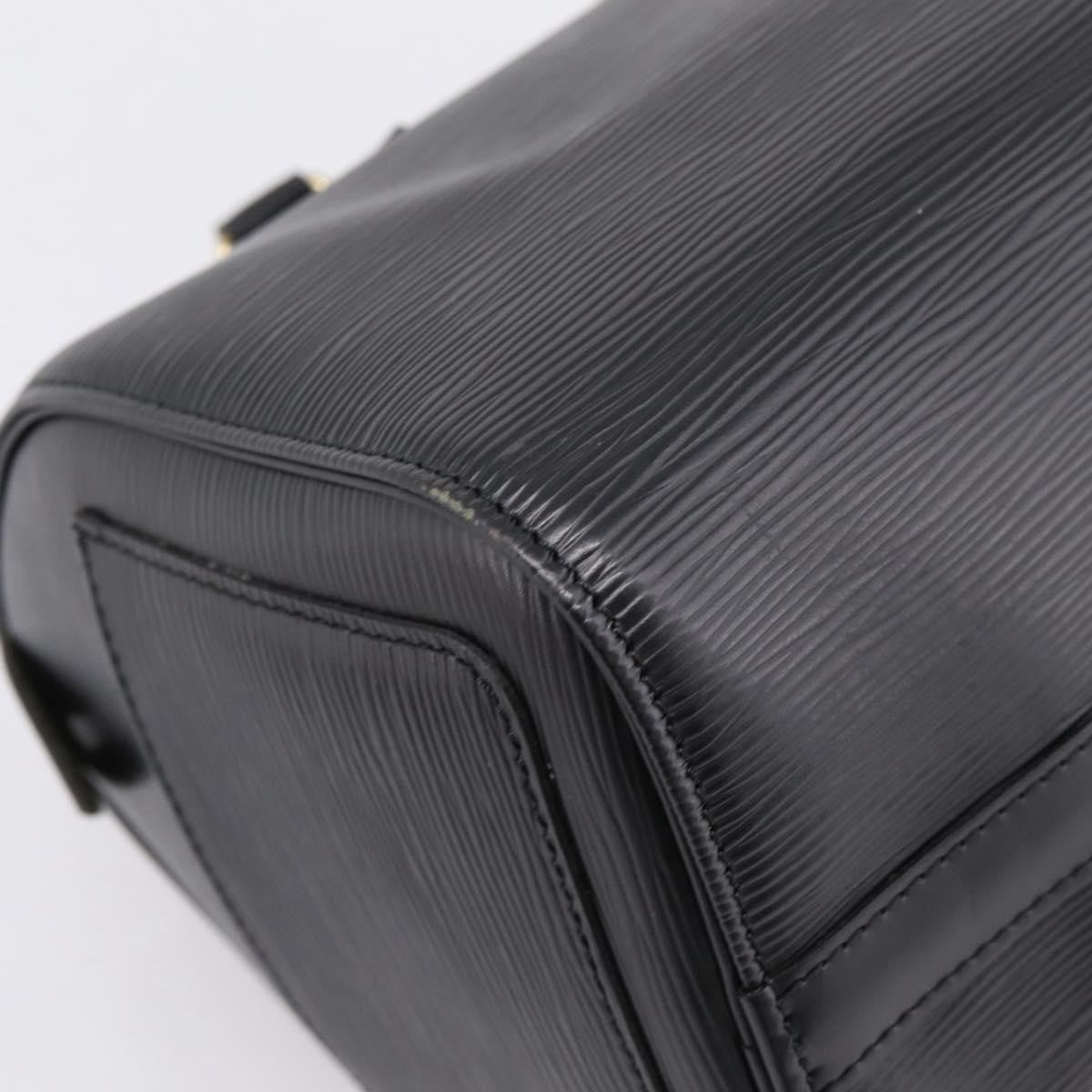 Louis Vuitton Speedy Epi Leather, Black, Leather, Handbag