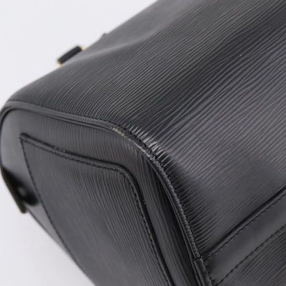 Louis Vuitton Speedy Epi Leather, Black, Leather, Handbag
