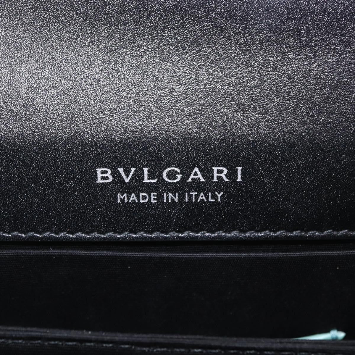 Bvlgari Serpenti Forever Top Handle Patent, Green, Patent Leather, Handbag