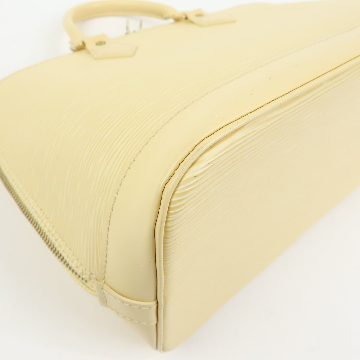 Louis Vuitton Alma Epi Leather, Beige, Leather, Handbag