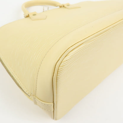 Louis Vuitton Alma Epi Leather, Beige, Leather, Handbag