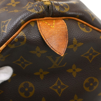Louis Vuitton Keepall Monogram Canvas, Brown, Canvas, Travel Bag