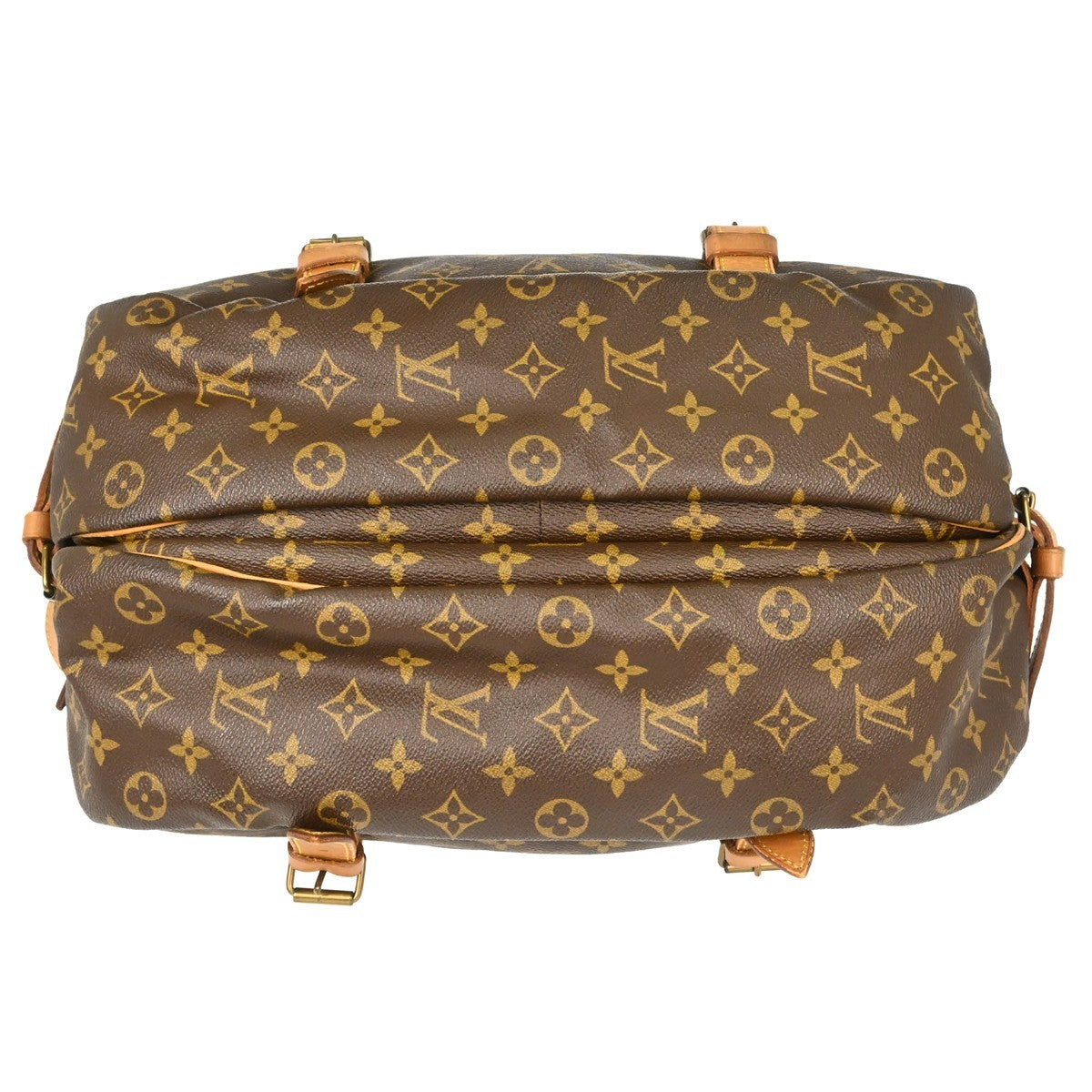 Louis Vuitton Saumur Monogram Canvas, Brown, Canvas, Shoulder Bag