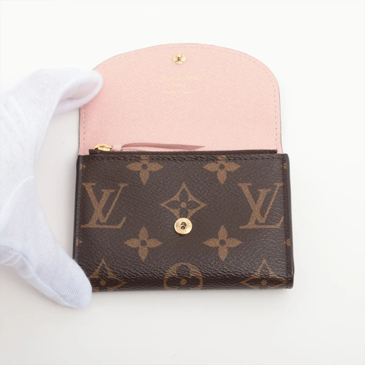 Louis Vuitton Zipped Wallet Monogram Eclipse Canvas, BROWN, LEATHER, Wallets