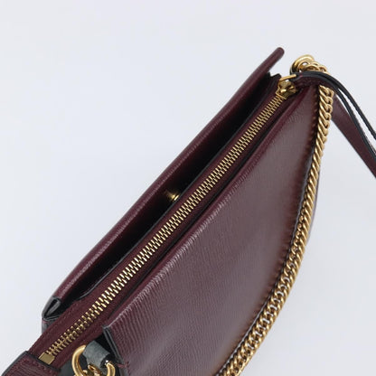 Givenchy Cross 3 Leather, Burgundy, Leather, Crossbody Bag