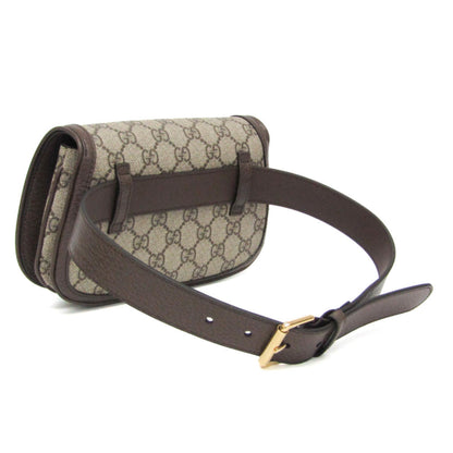 Gucci Blondie Belt GG Coated Canvas, Beige, Canvas, Clutch
