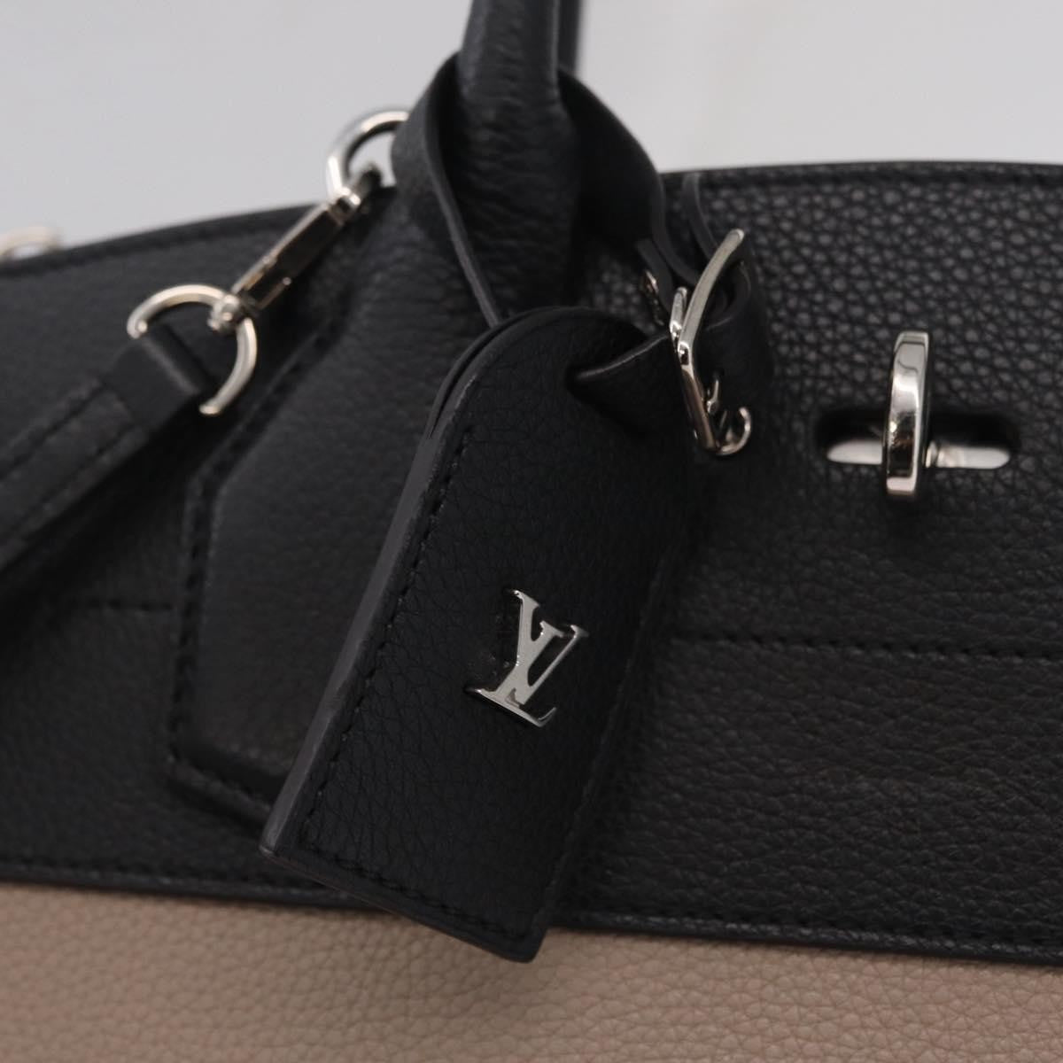 Louis Vuitton City Steamer Leather, Beige, Leather, Handbag