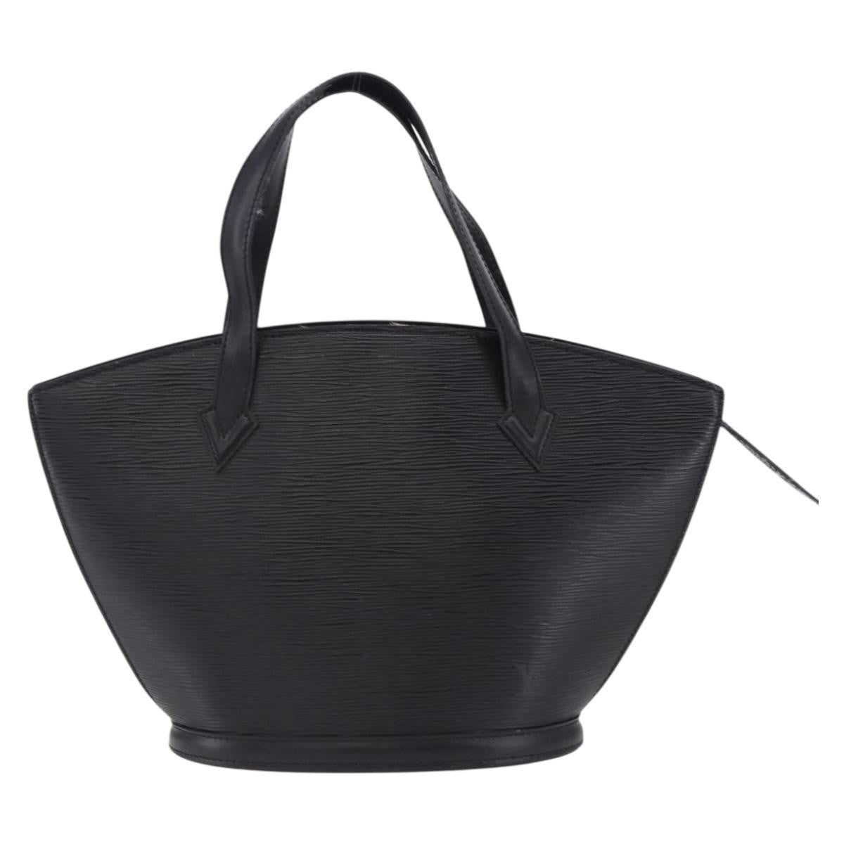 Louis Vuitton Saint Jacques Leather, Black, Leather, Shoulder Bag