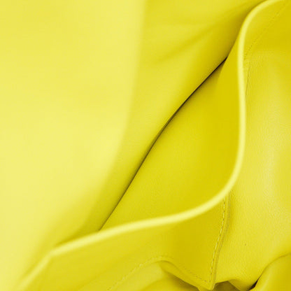 Bottega Veneta The Fringe Leather, Yellow, Leather, Clutch