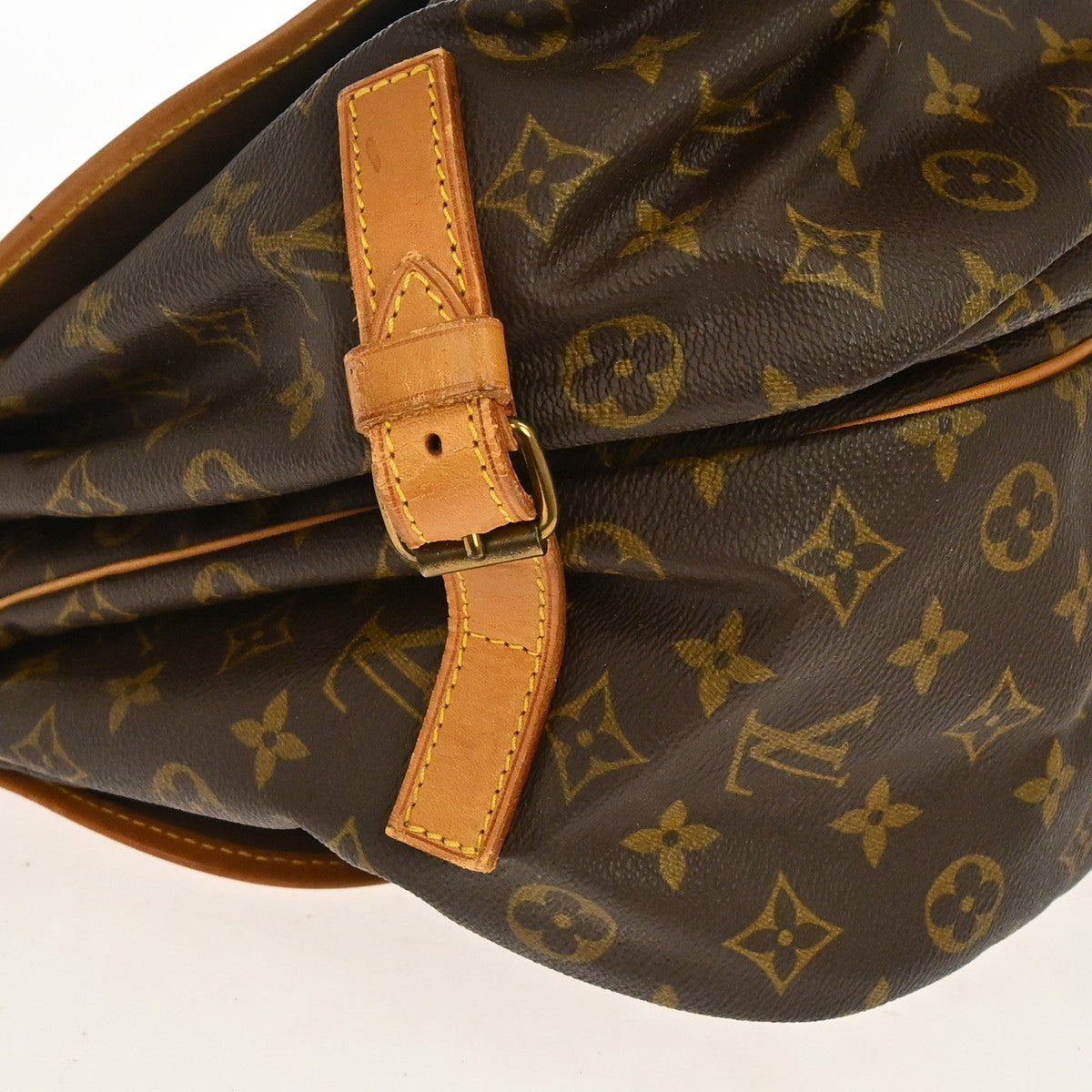 Louis Vuitton Saumur Monogram Canvas, Brown, Canvas, Shoulder Bag