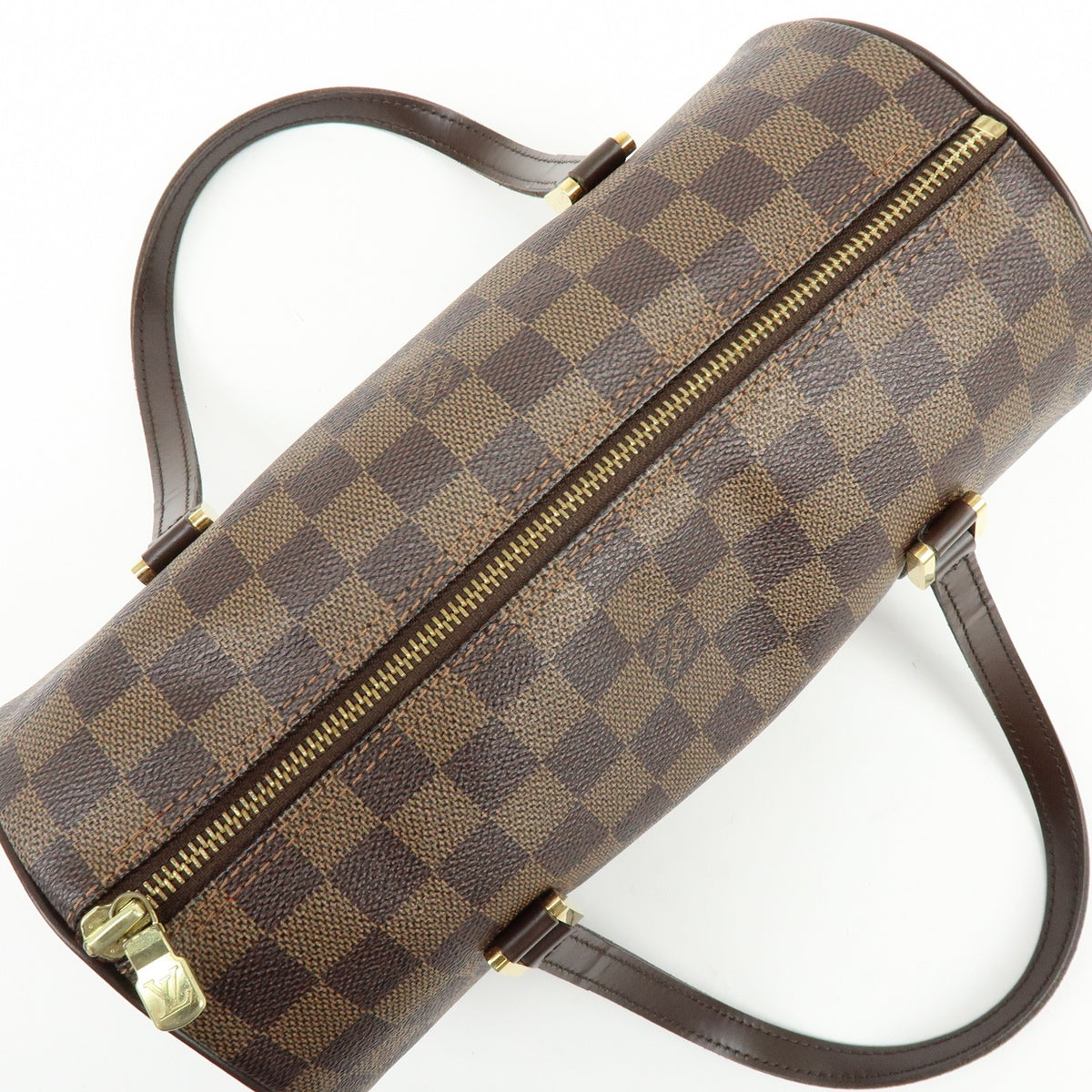 Louis Vuitton Papillon Damier, Brown, Canvas, Handbag