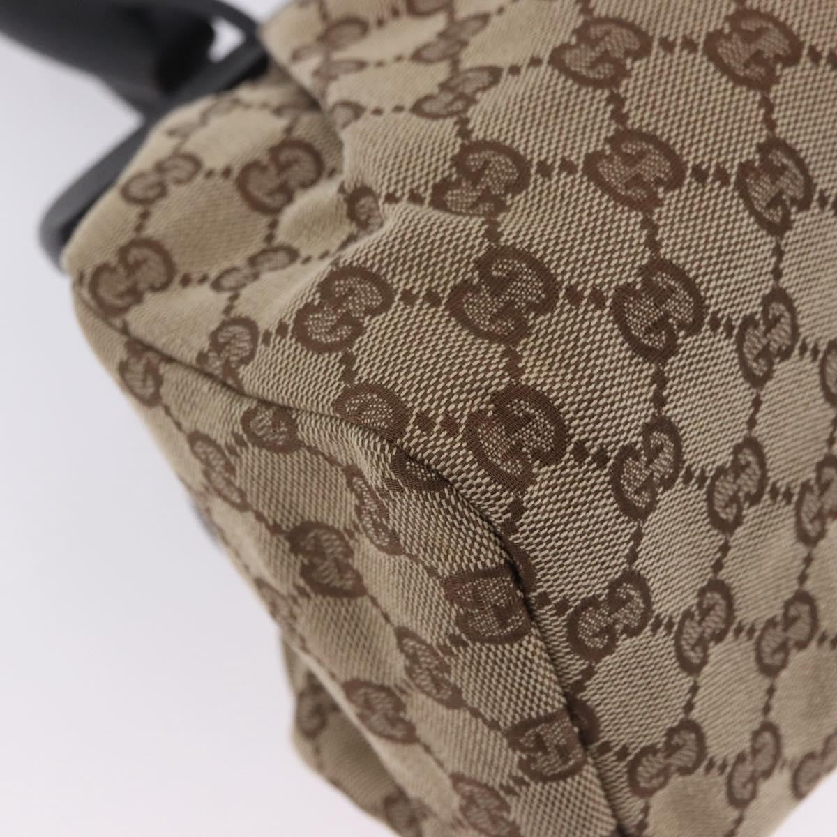 Gucci Wood Handle Frame Doctor Bag GG Canvas, Beige, Canvas, Shoulder Bag