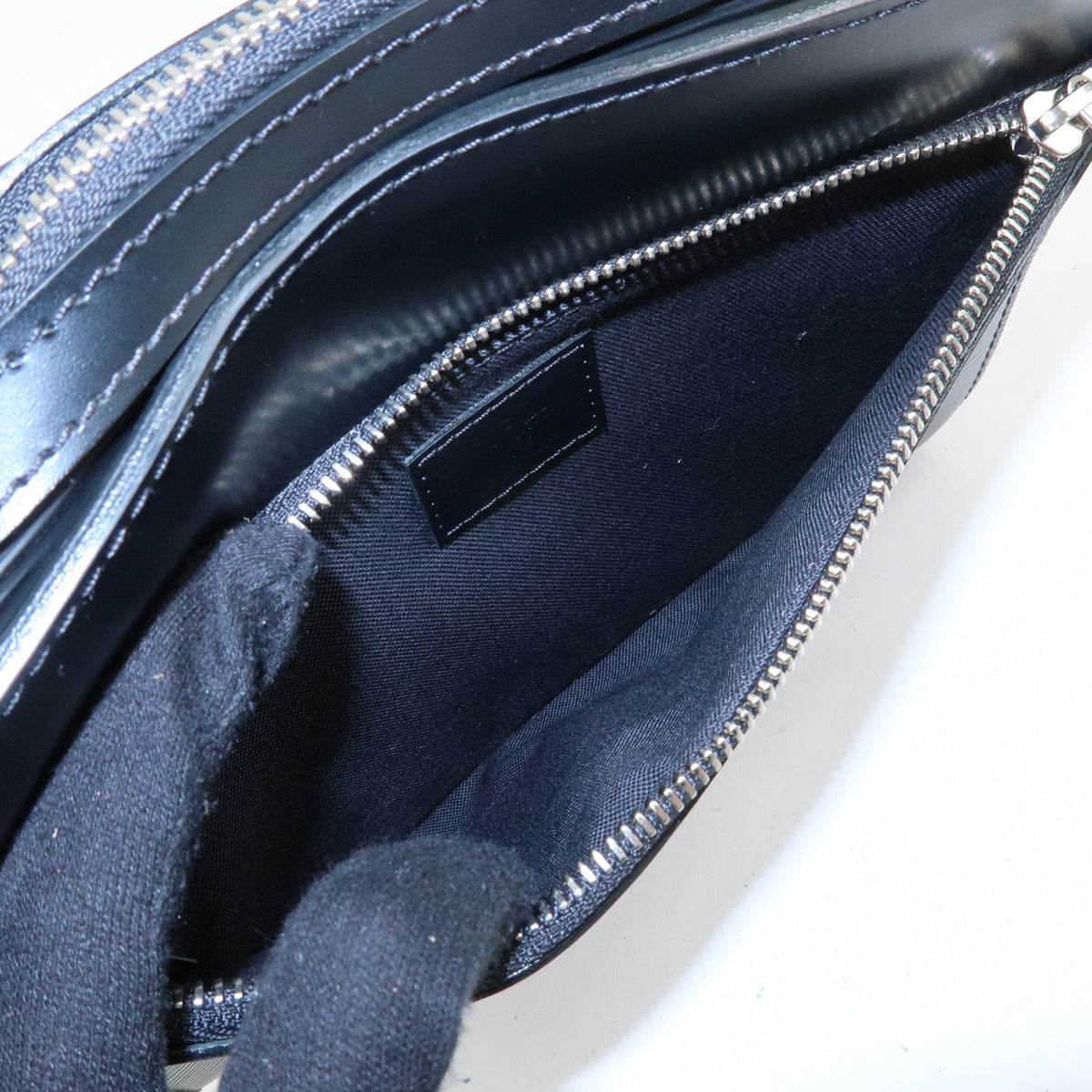 Louis Vuitton Hoche Clutch Epi Leather, Black, Leather, Clutch