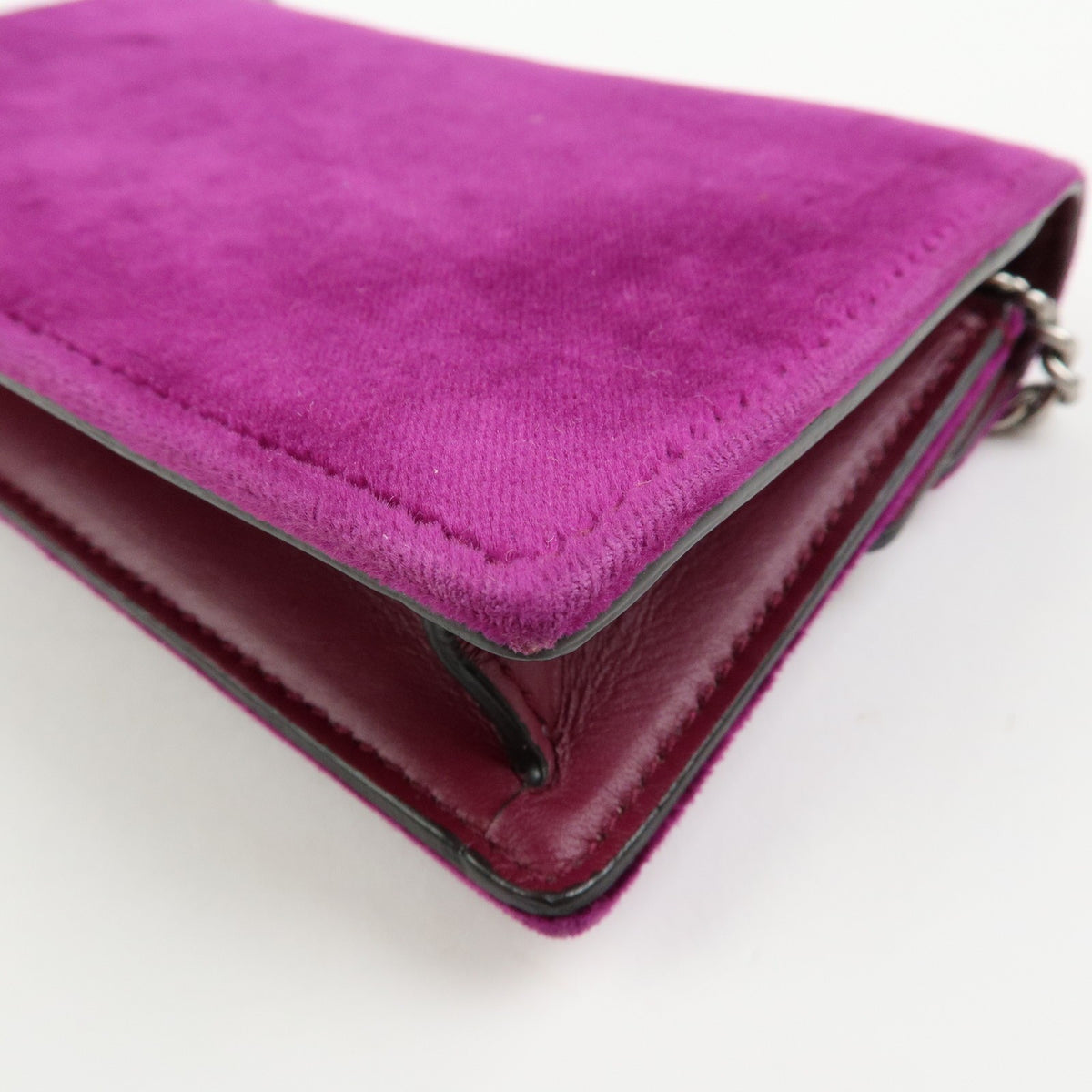 Gucci Dionysus Velvet, Purple, Velvet, Handbag