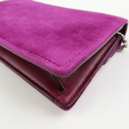 Gucci Dionysus Velvet, Purple, Velvet, Handbag