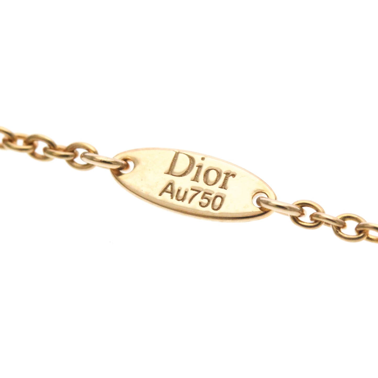 Christian Dior Rose des Vents 18K Rose Gold with Diamonds, Gold, Pink Gold, Necklace