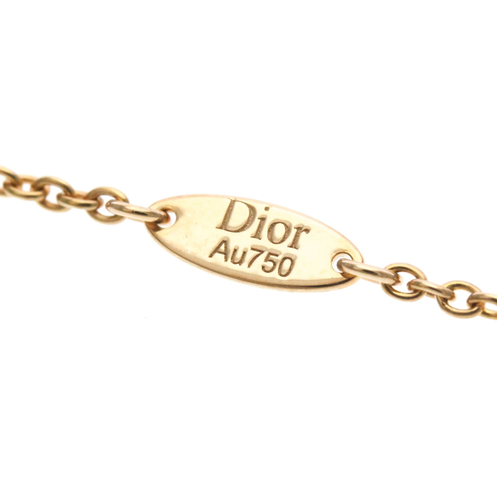 Christian Dior Rose des Vents 18K Rose Gold with Diamonds, Gold, Pink Gold, Necklace