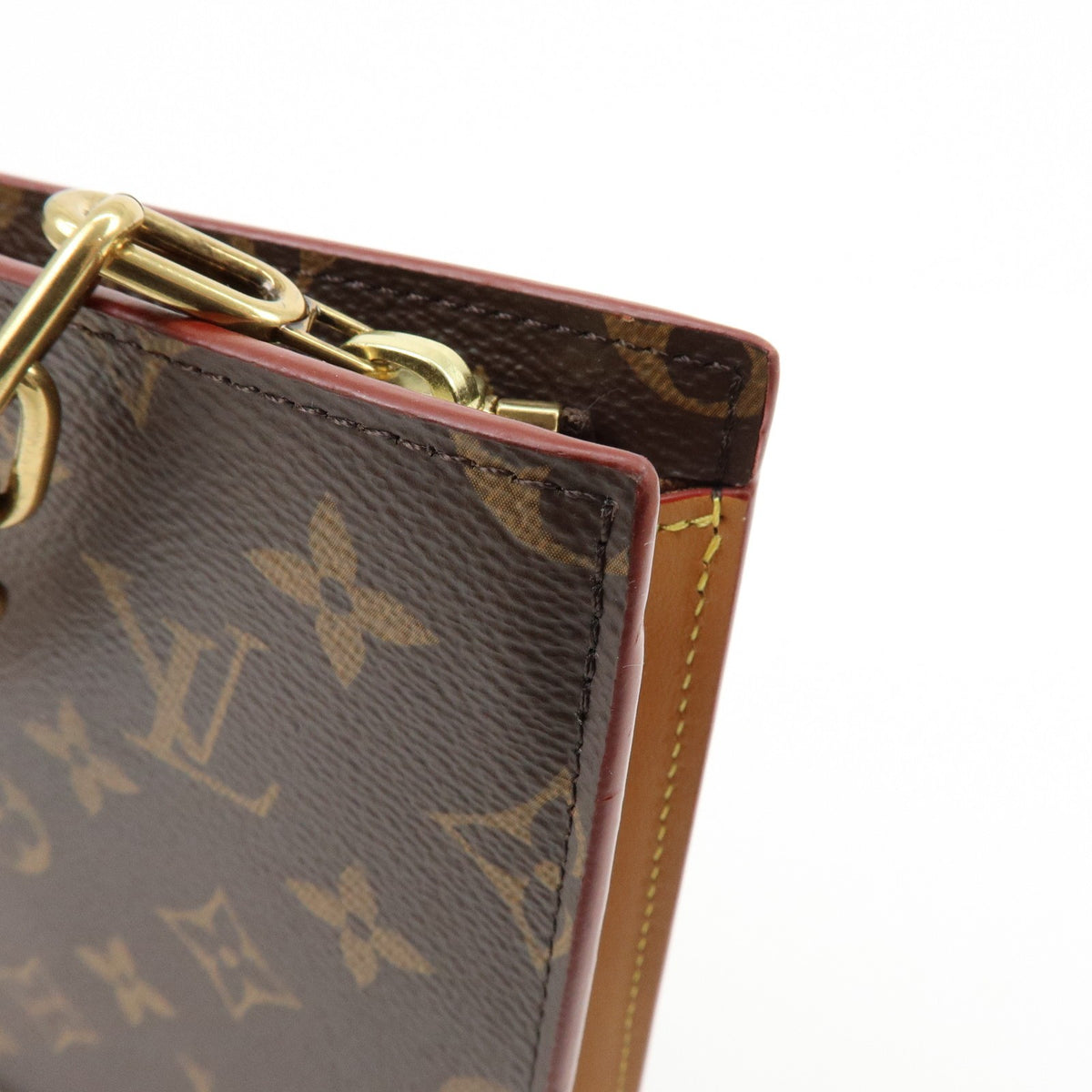 Louis Vuitton Legacy Chain Clutch Monogram Canvas, Brown, Canvas, Clutch