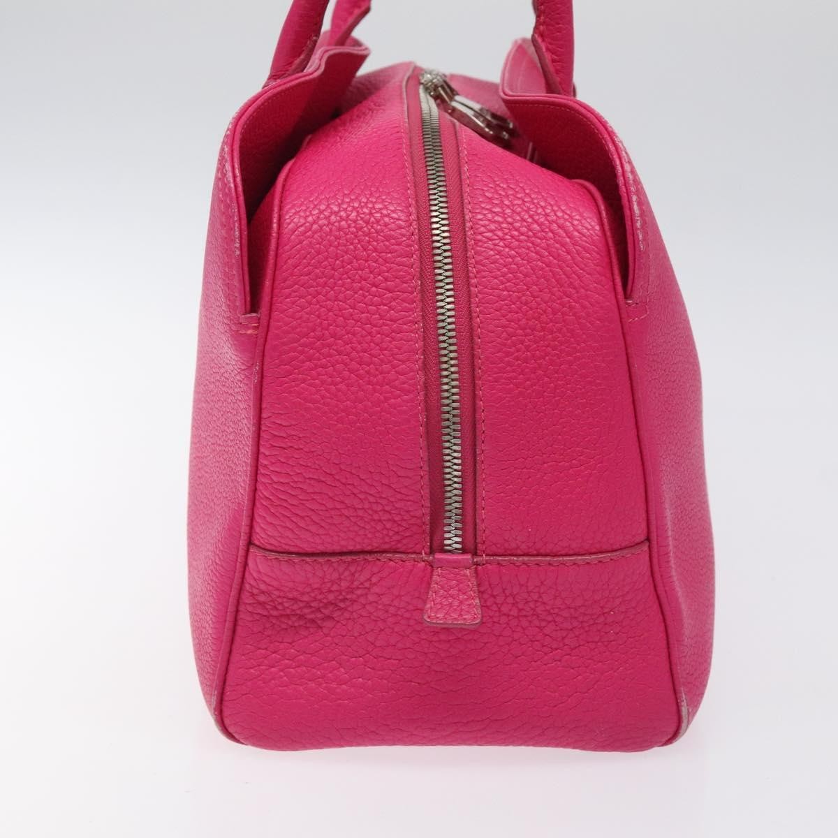 Loewe Vintage Anagram Leather, Pink, Leather, Handbag
