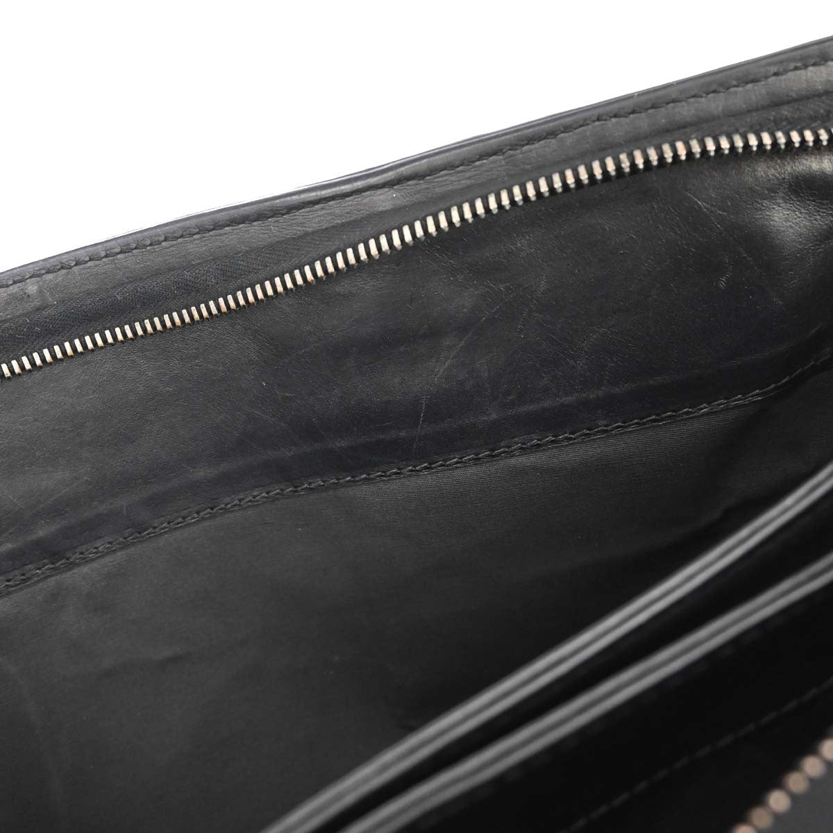 Bottega Veneta Top Zip Intrecciato Nappa, Black, Leather, Briefcase